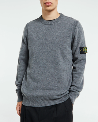 Stone Island 5100072 LAMBSWOOL Sweater Grey