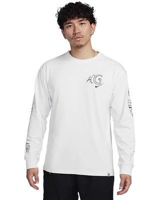 Nike ACG Logo Long-Sleeve T-Shirt White FJ2136-121
