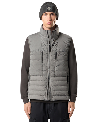 Stone Island G100004 SEAMLESS TUNNEL NYLON DOWN-TC Vest Grey