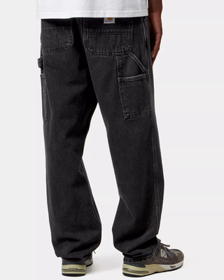 Carhartt Wip Single Knee Pants Stone Washed Black