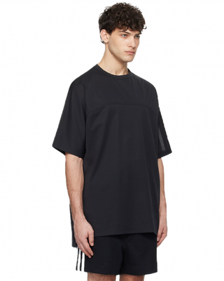 Y-3 Mesh 3-Stripes T-Shirt Black JL8312