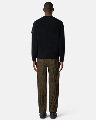 Stone Island 5100001 STRETCH RWS WOOL Sweater Black