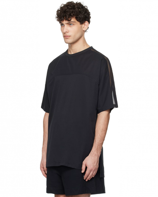 Y-3 Mesh 3-Stripes T-Shirt Black JL8312