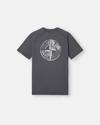 Stone Island 2100020 Organic Cotton 'Institutional One' print T-Shirt Grey