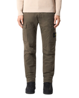 SUPIMA Cotton Twill Stretch-TC Cargo Pants Green