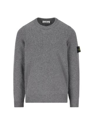 Stone Island 5100072 LAMBSWOOL Sweater Grey