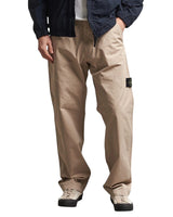 MERCERISED ORGANIC COTTON RIPSTOP Chino Pants Beige