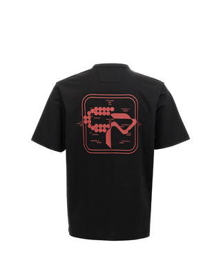 C.P. Company The Metropolis Series Mercerized Jersey Urban Mobility T-Shirt Black