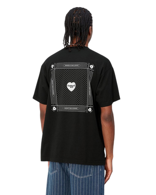 Carhartt Wip S/S Heart Bandana T-Shirt Black