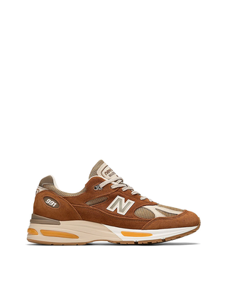 New Balance 991v2 Made In UK Caramel Cafe/Dijon U991GB2