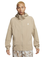 Solid Print Zip Jacket Beige