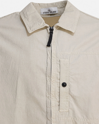 Stone Island 1200032 Zipped Cotton Jacket Sand
