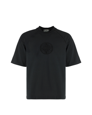 Stone Island 201M1 20/1 Organic Cotton Jersey T-Shirt Black