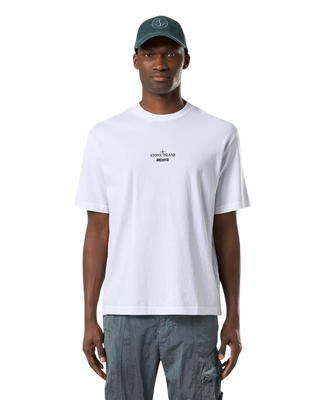 Stone Island 2100037 ORGANIC COTTON JERSEY T-shirt 'Archivio' Print White