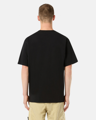 Stone Island 21079 24/2 Cotton Jersey Print T-Shirt Black