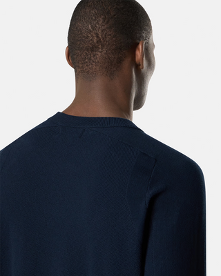 Stone Island 5100036 Cotton Sweater Blue