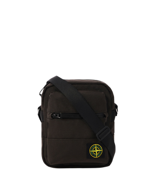 Stone Island 9200011 RESIN TREATED CORDURA Pouch Bag Lead Grey