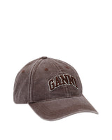 Washed Canvas Cap Chocolate Plum
