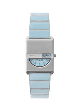 Silver/Aqua