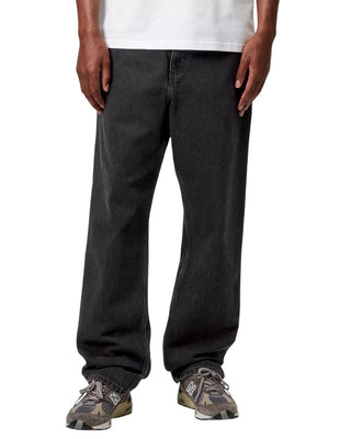 Carhartt Wip Single Knee Pants Stone Washed Black