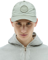 Logo Embroidery Nylon Cap Green