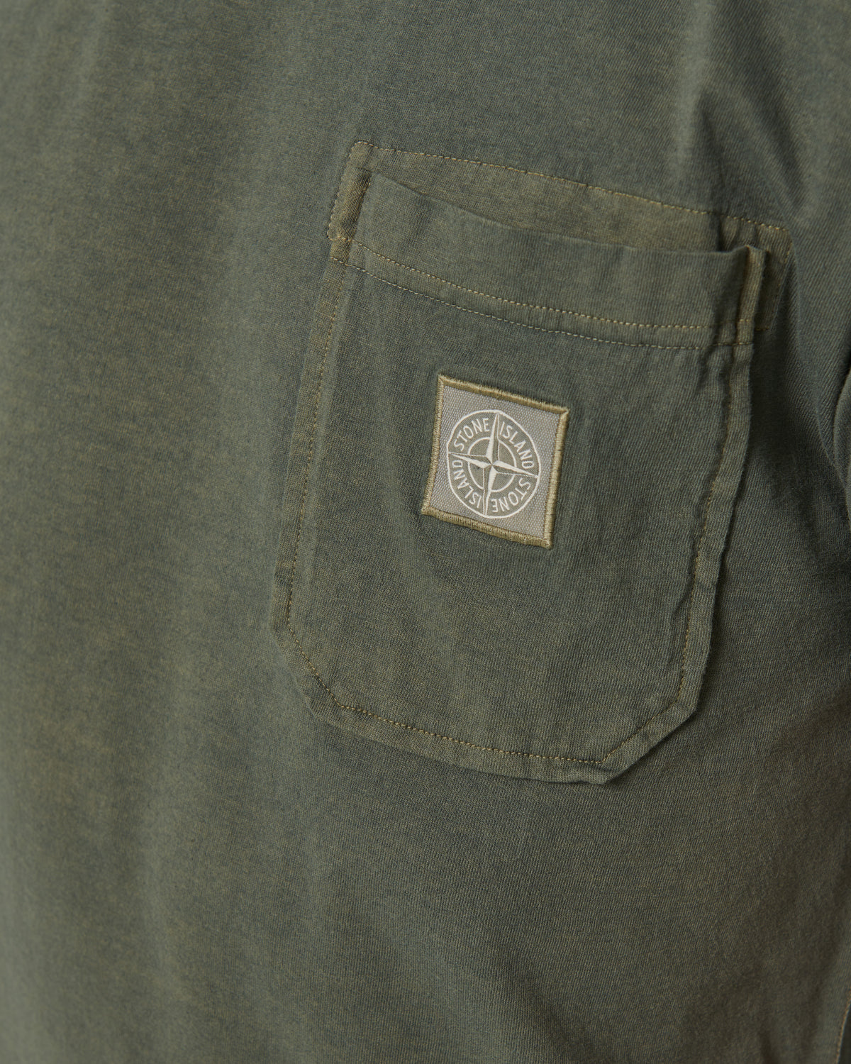 Stone Island 21957 Logo T-shirt Musk Green