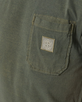 Stone Island 21957 Logo T-shirt Musk Green