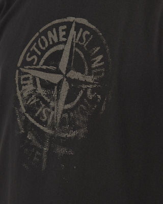 Stone Island 2RC87 Logo Fade T-shirt Black