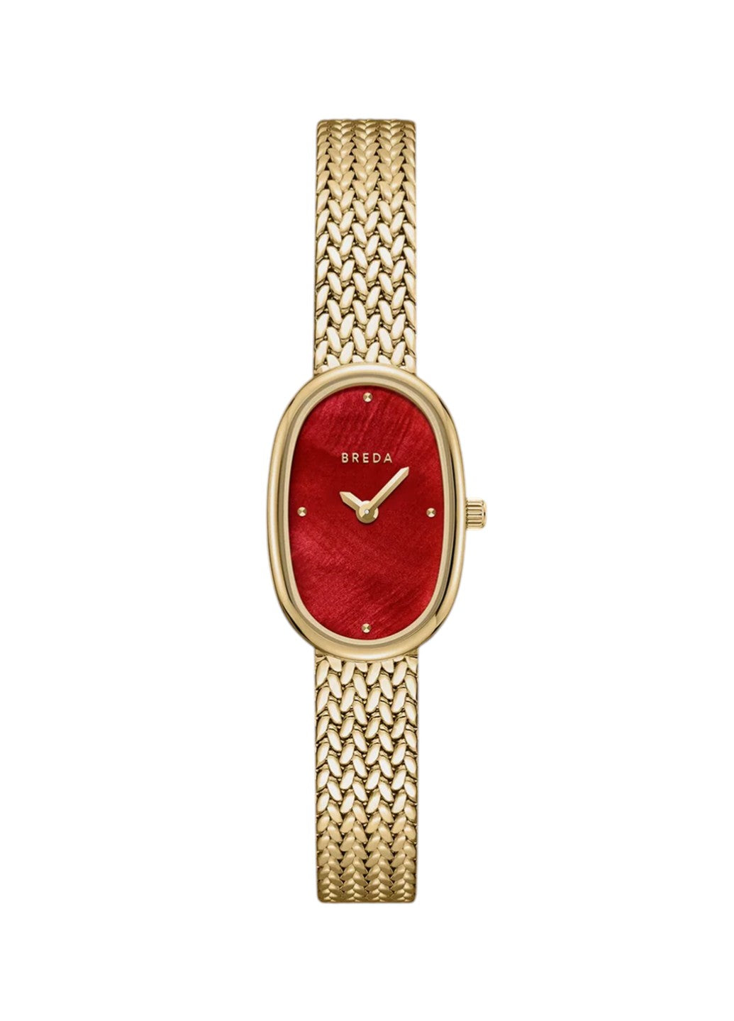 Breda Jane Tethered Small 18mm Gold/Scarlet 1757E