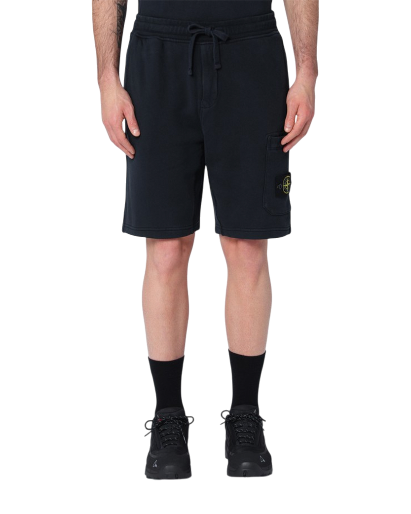 Stone Island 6200012 Cotton Bermuda Shorts Navy Blue