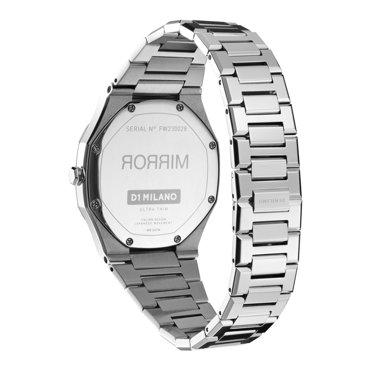 D1 Milano Ultra Thin Bracelet 38 mm Mirror UTBU07