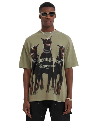 Represent Thoroughbred T-Shirt Vintage Green MLM41135-066