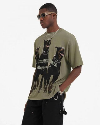 Represent Thoroughbred T-Shirt Vintage Green MLM41135-066