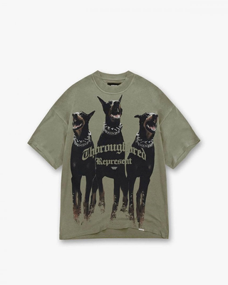 Represent Thoroughbred T-Shirt Vintage Green MLM41135-066
