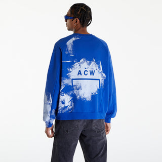 A-Cold-Wall SS24 Brushstroke Crewneck Volt Blue