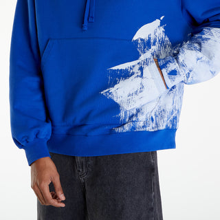 A-Cold-Wall SS24 Brushstroke Hoodie Volt Blue