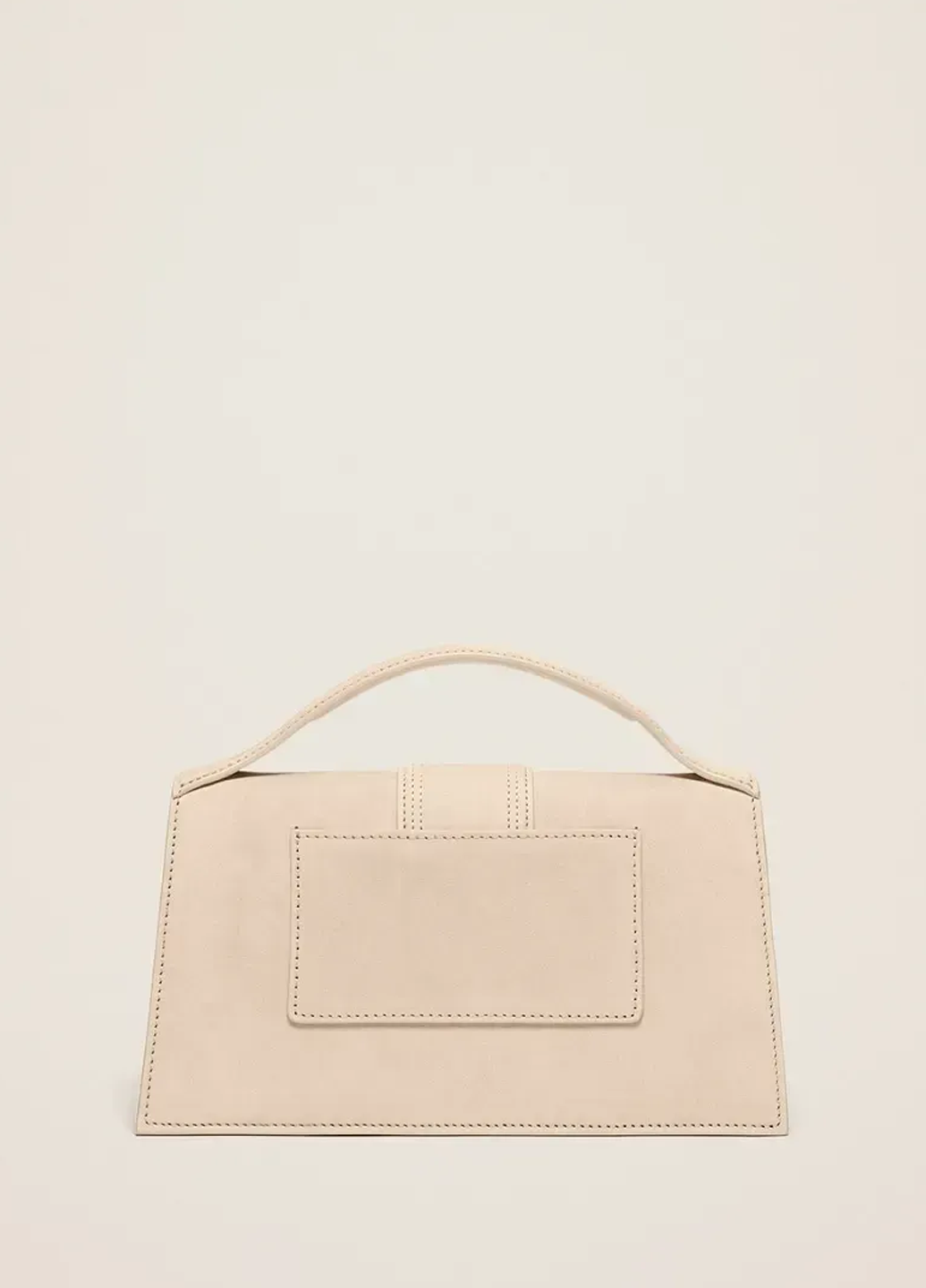 Jacquemus 'Le Grand Bambino' Leather Crossbody Handbag Dark Beige
