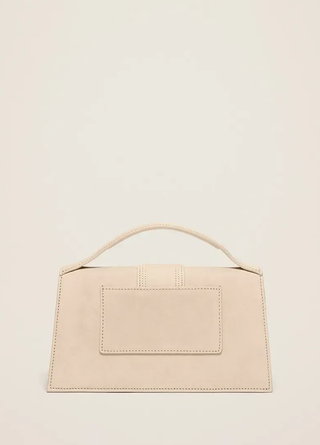 Jacquemus 'Le Grand Bambino' Leather Crossbody Handbag Dark Beige