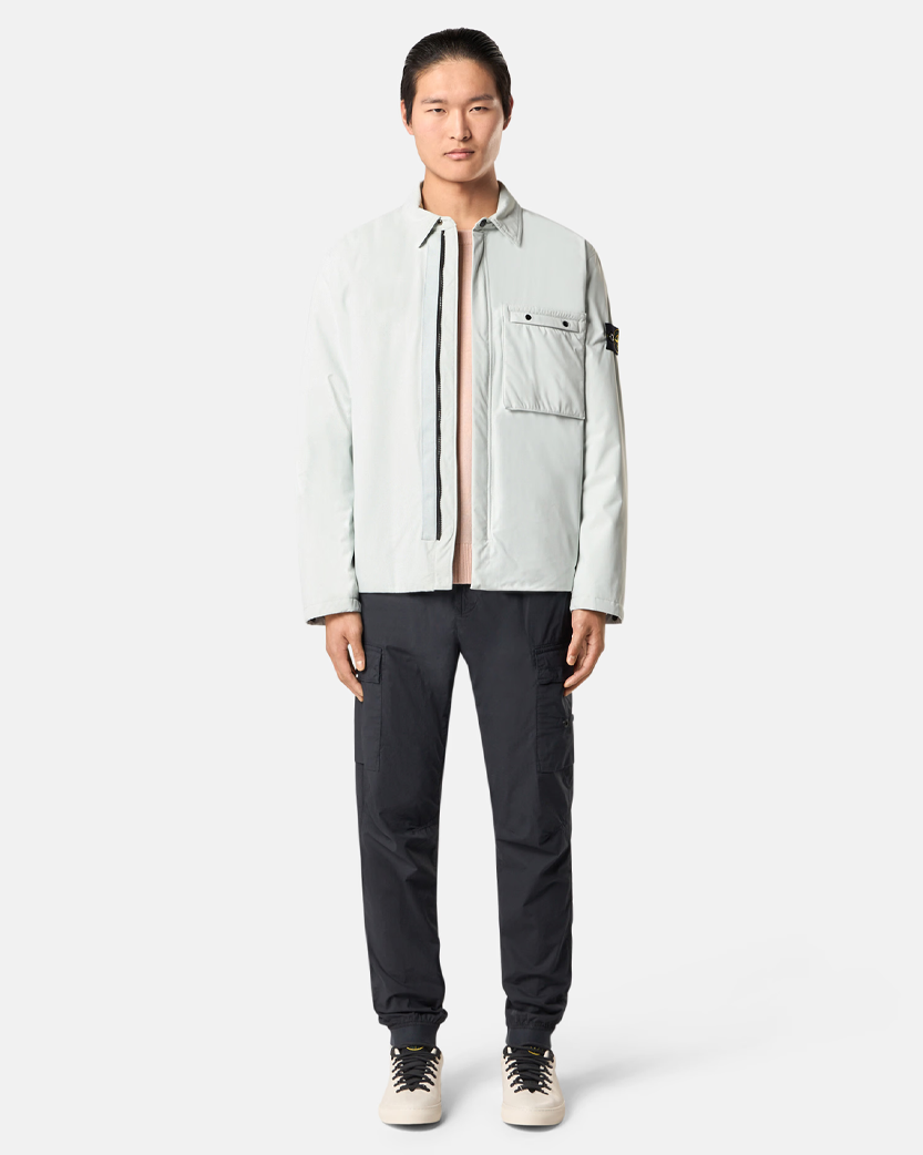 Stone Island 4100011 SOFT SHELL-R E.DYE TECHNOLOGY Jacket Sky Blue