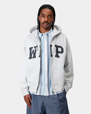 Carhartt WIP 'WIP' Zip Hoodie Ash Grey