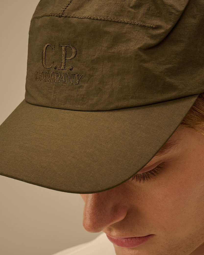 C.P. Company Plain Paper Touch Cap Ivy Green 20CMAC049A110188G
