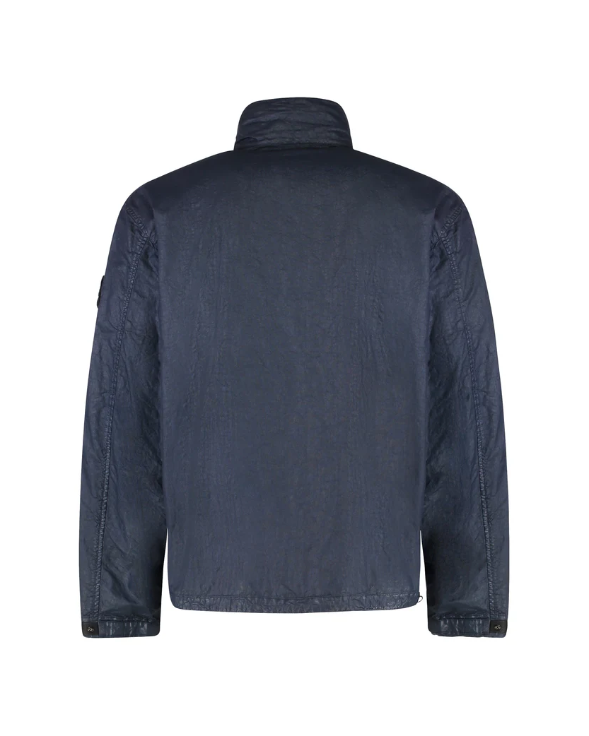 Stone Island 4100067 Organic Look Nylon PANAMA-TC Jacket Navy Blue