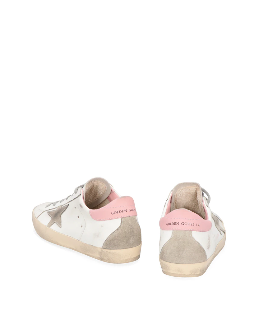 Golden Goose Super-Star Leather Low-Top Sneakers Baby Pink