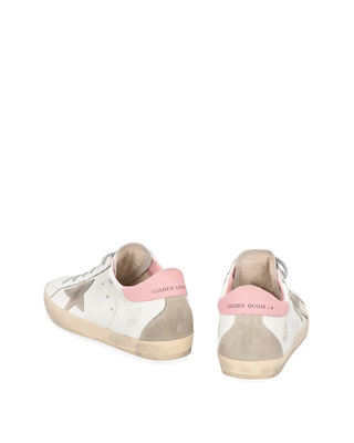 Golden Goose Super-Star Leather Low-Top Sneakers Baby Pink