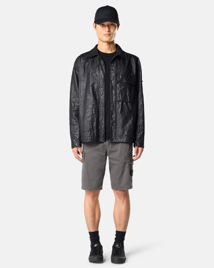 Stone Island 5100071 LIGHT PURE RWS WOOL Sweater Black