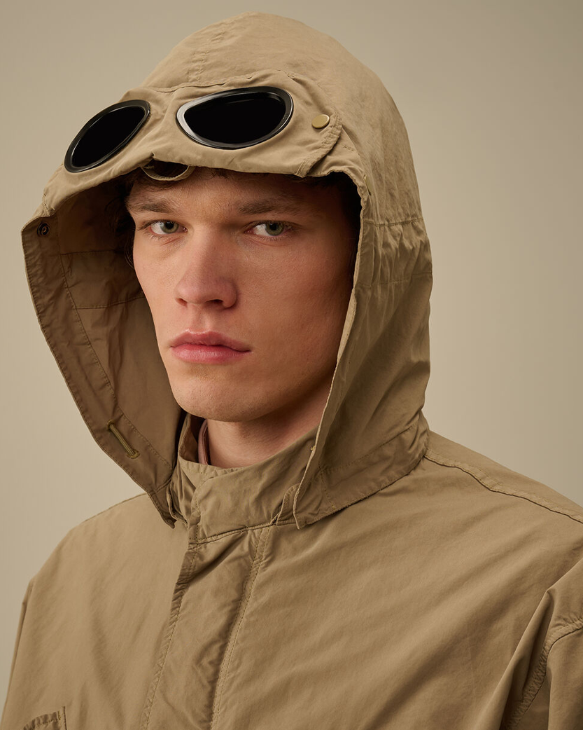 C.P. Company Micro Kei Goggle Jacket Beige 18CMOW220A110336G