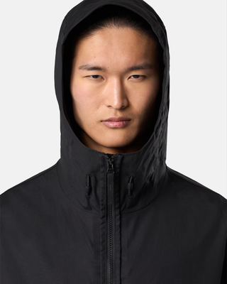 Stone Island 4100079 SUPIMA Cotton Canvas Hooded Jacket Black