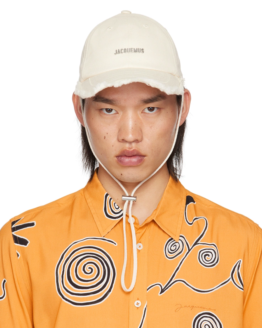 Jacquemus 'La Casquette Artichaut' Cap White