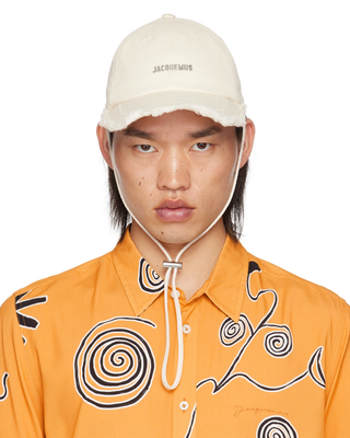 Jacquemus 'La Casquette Artichaut' Cap White
