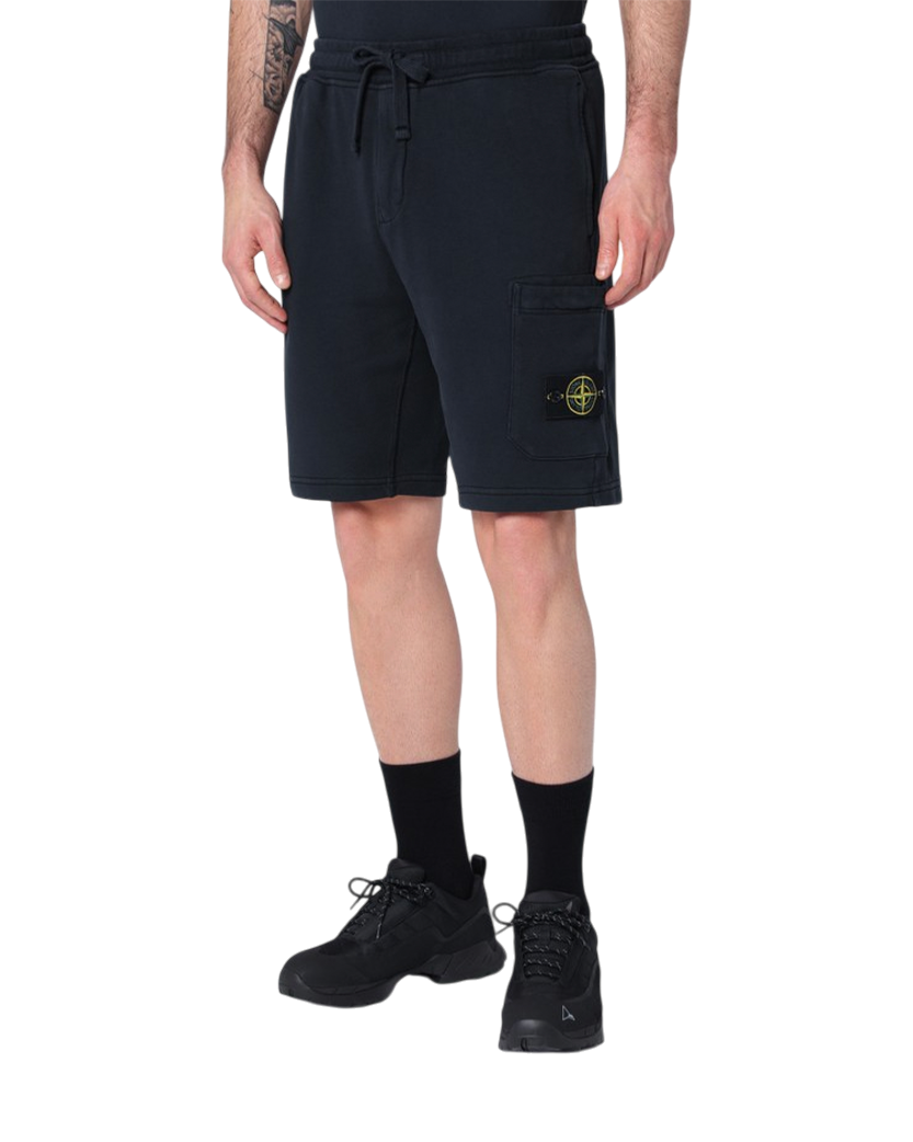 Stone Island 6200012 Cotton Bermuda Shorts Navy Blue